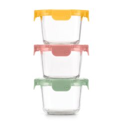 Color Lock? Glass 2 Cup Round 6pc Set